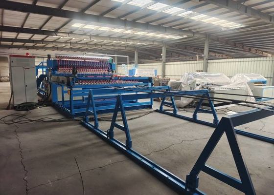 Largura de malha 3m Largura de malha 6m Autoestrada Máquina de Soldadura de Malha de Reforço PLC