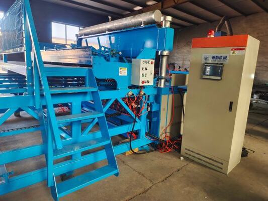 Máquina de solda de malha de rebar reforçada por CNC de tamanho de malha Delta PLC 2,4*6m